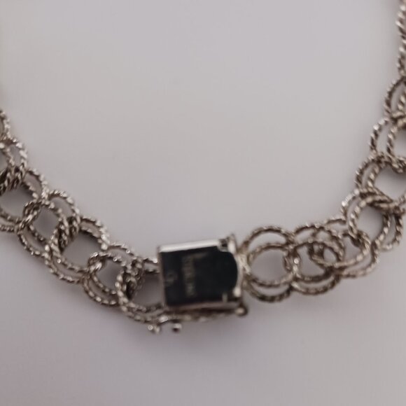 Women's Charm Bracelet - Silver in Colour, 7 " Dressy - Add Your Memories To It - Picture 4 of 5